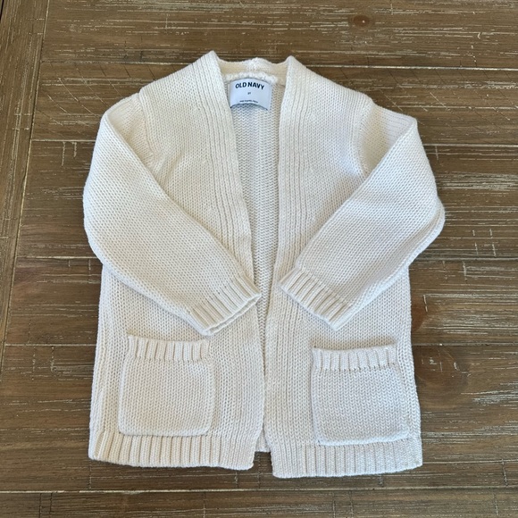 Old Navy yellow dress, navy romper, with cream sweater, all are size 3T - Picture 10 of 14